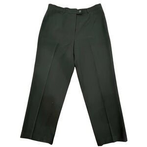Akris 100% Virgin Wool Black Dress Pants